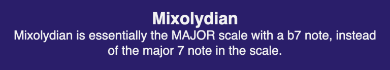 Mixolydian